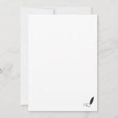 あなたの考えること挨拶状 カード (裏面)