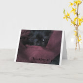 あなたの考えること挨拶状 カード (黄色い花)