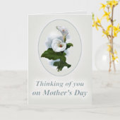 あなたの考えること母の日、母の損失 カード (黄色い花)