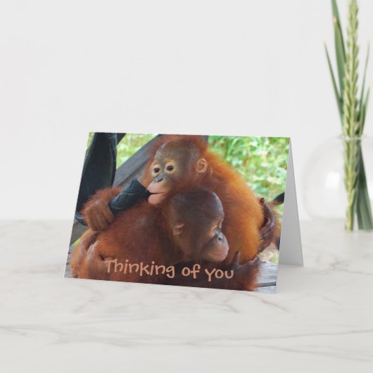 あなたの考えること私は恋しく思います カード (正面)