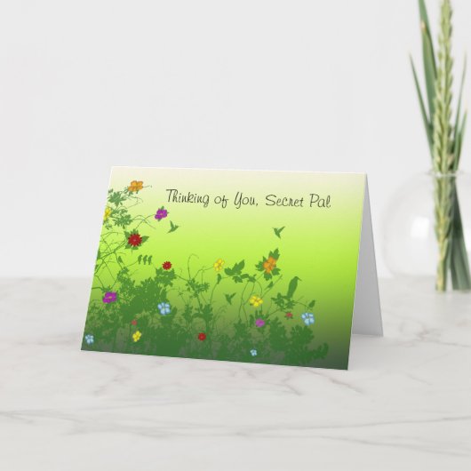 あなたの考えること秘密の友達 カード (正面)