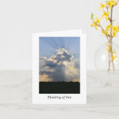 あなたの考えること空白のなカード カード (黄色い花)