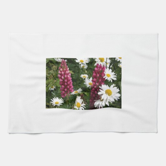 あなたの考えること花の花 キッチンタオル (横)