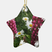 あなたの考えること花の花 セラミックオーナメント (左)