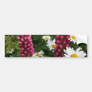あなたの考えること花の花 バンパーステッカー