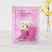 あなたの考えること花束 カード (黄色い花)