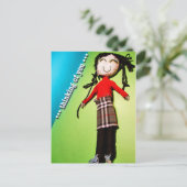 あなたの考えること8 Pk。 郵便はがき ポストカード (スタンド正面)