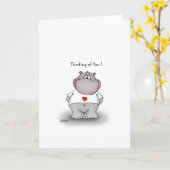 あなたの考えること! あなたの最愛の人のためのかわいいギフト カード (黄色い花)