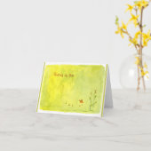 あなたの考えること カード (黄色い花)