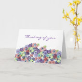 あなたの考えること カード (黄色い花)