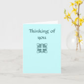 あなたの考えること カード (黄色い花)