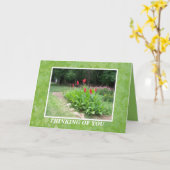 あなたの考えること カード (黄色い花)