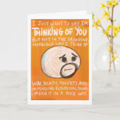 あなたの考えること カード (黄色い花)