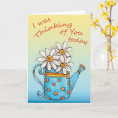 あなたの考えること カード (黄色い花)