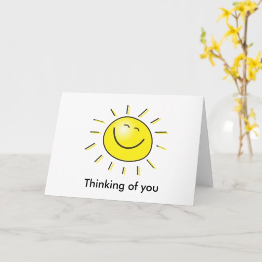 あなたの考えること カード (黄色い花)