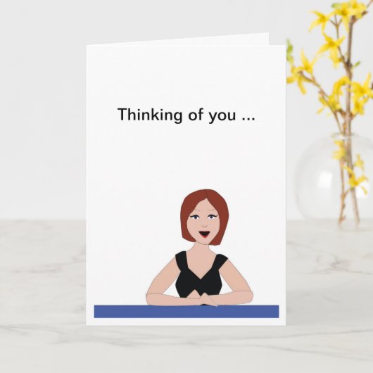 あなたの考えること カード (黄色い花)