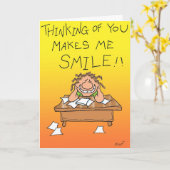 あなたの考えること カード (黄色い花)