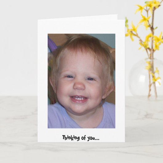 あなたの考えること カード (黄色い花)