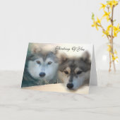 あなたの考えること カード (黄色い花)