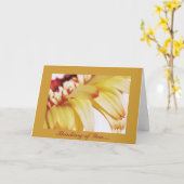 あなたの考えること…. カード (黄色い花)