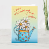 あなたの考えること-挨拶状 カード (正面)