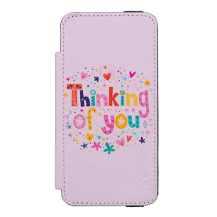 あなたの考えること iPhone SE/5/5sウォレットケース