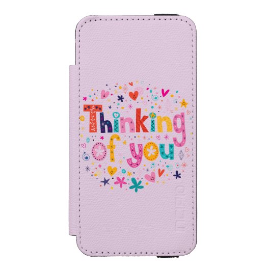 あなたの考えること INCIPIO iPhoneウォレットケース (フォリオ 正面)