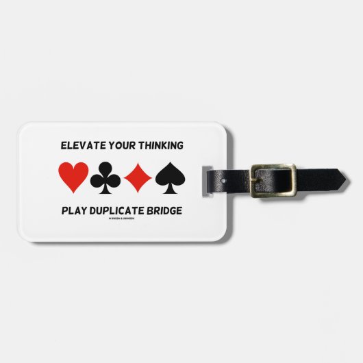 あなたの考えるな演劇の複写橋を上げて下さい ラゲッジタグ (正面横)