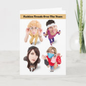 あなたの考えるファッショントレンドおもしろいコロナウイルス シーズンカード (正面)