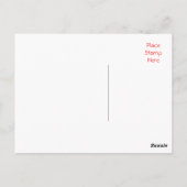 あなたの考えコッカースパニエル犬子犬はがき ポストカード (裏面)