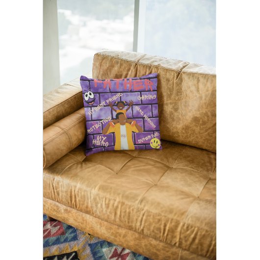 あなたの肩にパパのヒーロー クッション