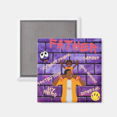 あなたの肩にパパのヒーロー マグネット (正面/裏面)