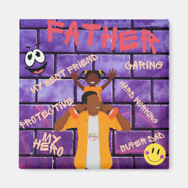 あなたの肩にパパのヒーロー マグネット