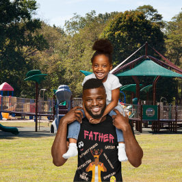 あなたの肩にパパのヒーロー Tシャツ