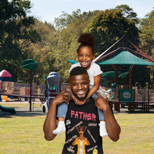 あなたの肩にパパのヒーロー Tシャツ