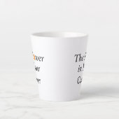 あなたの背中を押す力 Let's Do This 仕事のモチベーション カフェラテマグ (正面)