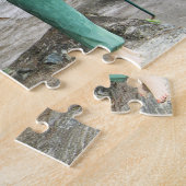 あなたの背部の後ろの顔の引き ジグソーパズル (側面)