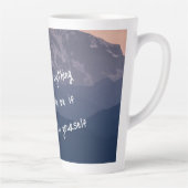 あなたの能力を疑わないインスピレーションのカップ カフェラテマグ (右)