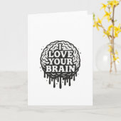 あなたの脳が好き カード (黄色い花)