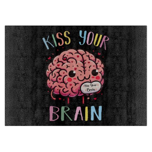 あなたの脳にキスする先生 カッティングボード (正面)