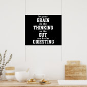 あなたの脳のポスタ考えーを聞かせなさい ポスター (キッチン)