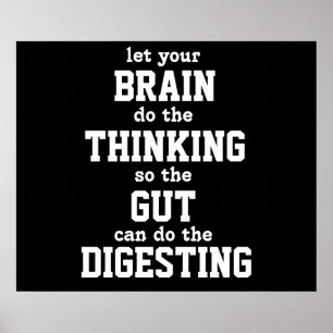 あなたの脳のポスタ考えーを聞かせなさい ポスター