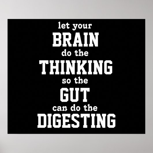 あなたの脳のポスタ考えーを聞かせなさい ポスター (正面)