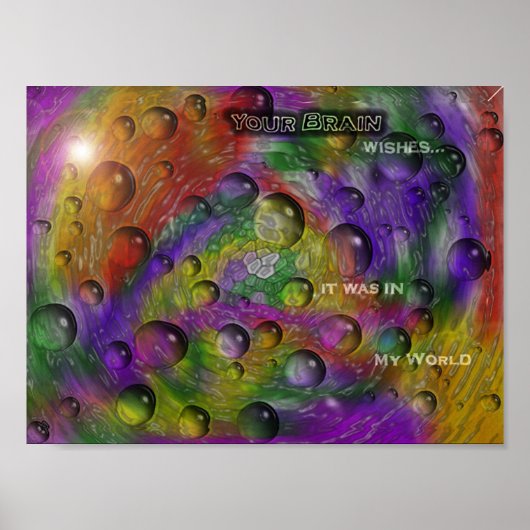 あなたの脳は私の世界にそれが願っていた4 ポスター (正面)