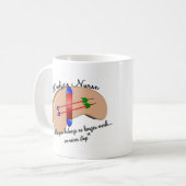 あなたの腎臓が"ストップ時透析のナース" コーヒーマグカップ (正面左)