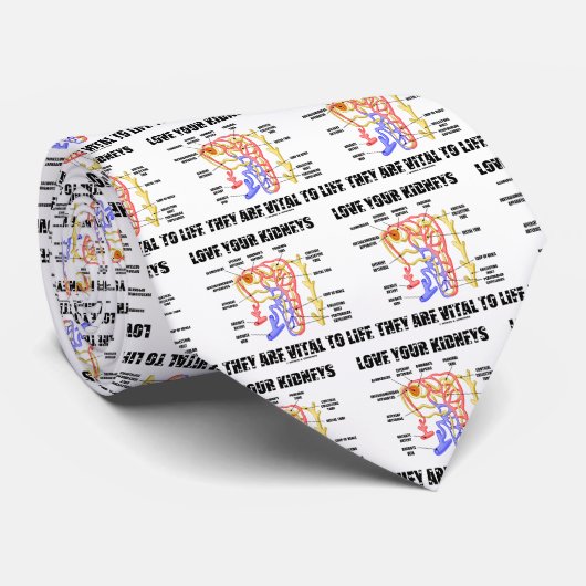 あなたの腎臓を愛する彼らは生命に不可欠である（ネフロン） ネクタイ (ロール)