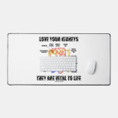 あなたの腎臓を愛する彼らは生活ネフロンに不可欠である デスクマット (キーボード&マウス)