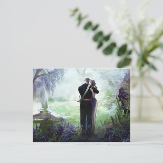 あなたの腕の郵便はがき ポストカード (スタンド正面)