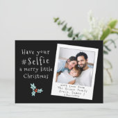 あなたの自撮りをしてメリークリスマスカードを 招待状 (スタンド正面)