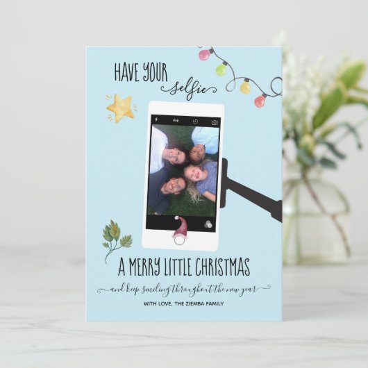 あなたの自撮り写真メリーを少し持っている シーズンカード (スタンド正面)